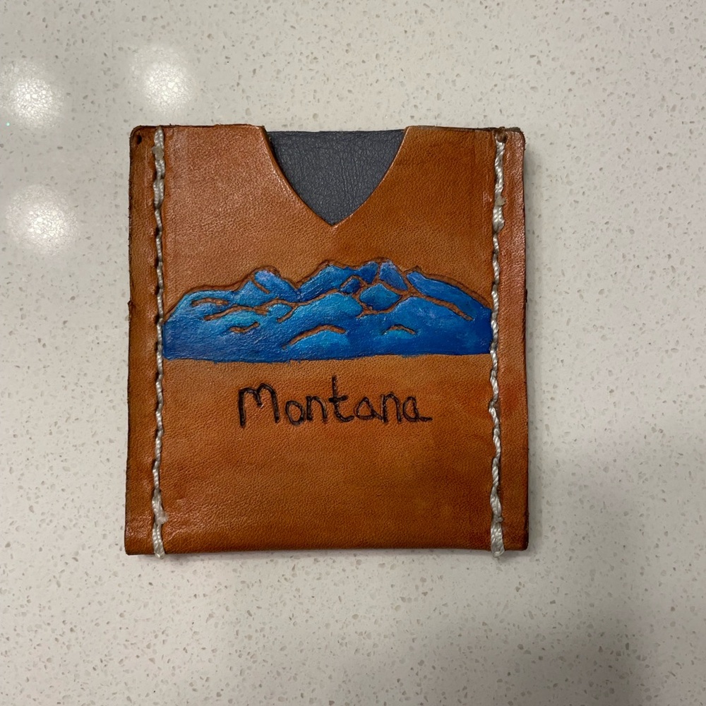 Leather card wallet